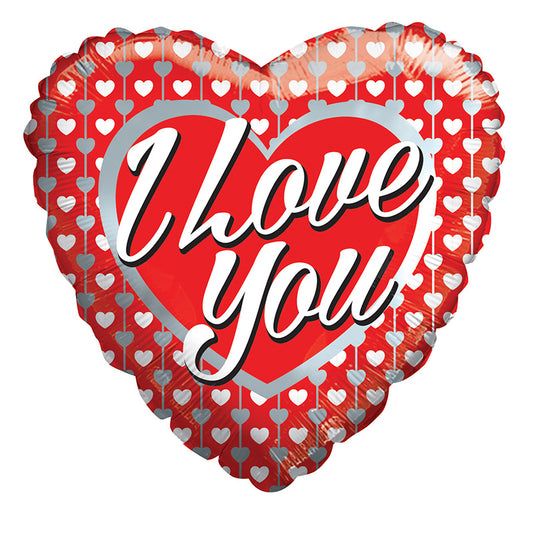 BV Te amo Corazones de plata