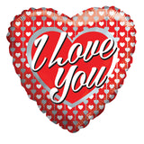 BV Te amo Corazones de plata