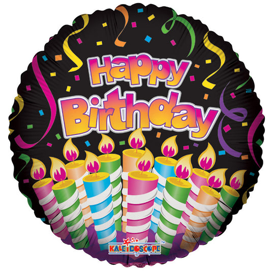 SL Muchas Velas de Cumpleaños Negras
