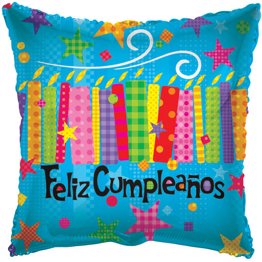 PR ESP Feliz Cumpleaños Candles & Textures