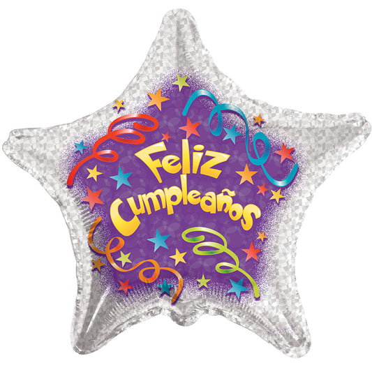 PR ESP Feliz Cumpleaños Serpentinas