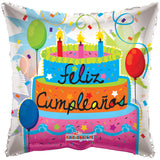 PR ESP Feliz Cumpleaños Pastel Transparente