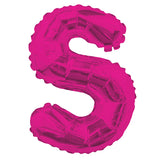 SC Letter S Hot Pink