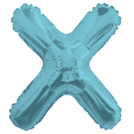 SC Letra X Azul claro