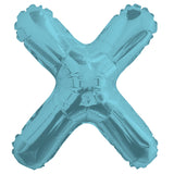 SC Letra X Azul claro