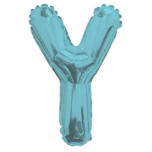 Letra Y azul claro de SC