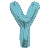 Letra Y azul claro de SC