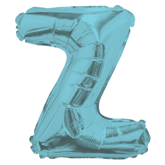 Letra Z azul claro de SC