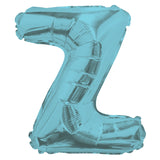 Letra Z azul claro de SC