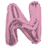 Letra N de SC rosa claro