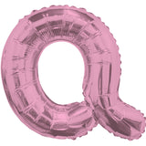 Letra Q de SC rosa claro