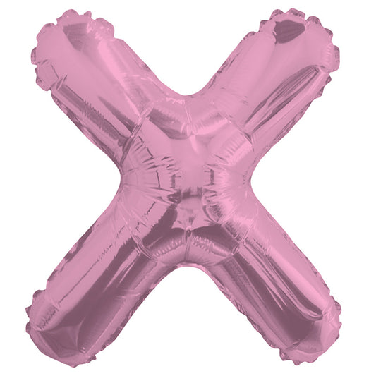 SC Letra X Rosa Claro