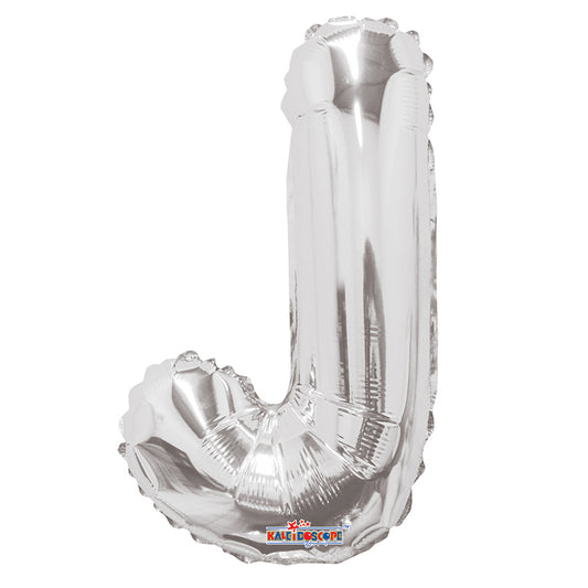 Letra J plateada de Carolina del Sur