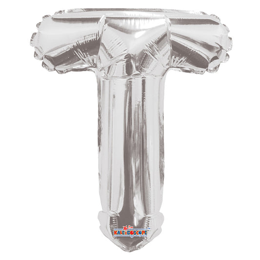 Letra T plateada de SC