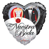 PR ESP Nuestra Boda Corazon Holográfica