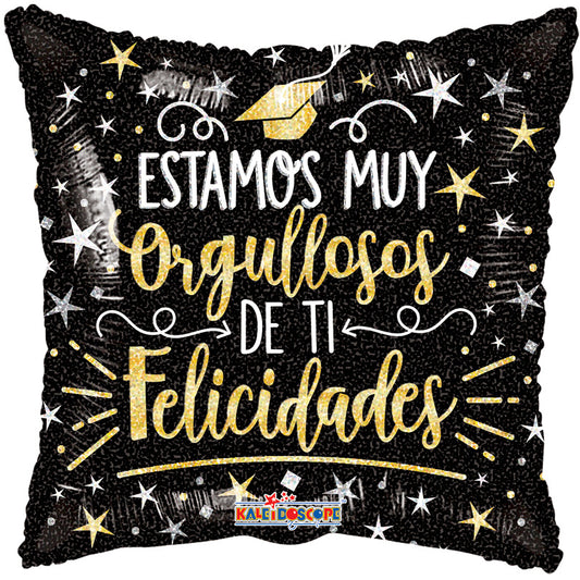 PR ESP Orgullos De Ti Graduado Holographic