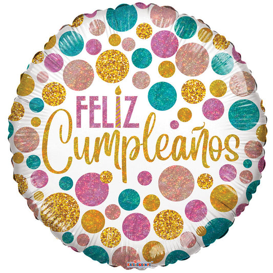 PR ESP Feliz Cumple Glitter Ho