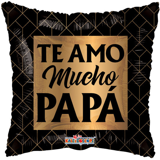PR ESP Te Amo Mucho Papá Black & Gold