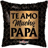 PR ESP Te Amo Mucho Papá  Black & Gold