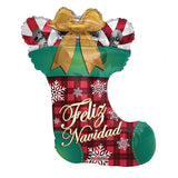 PR Feliz Navidad Bota Shape