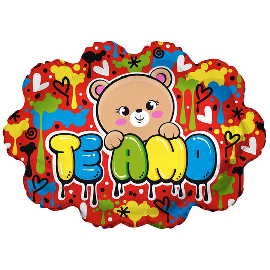 ESP PR Te Amo Oso Con Manchas Shape