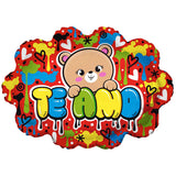 ESP PR Te Amo Oso Con Manchas Shape