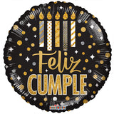 PR ESP Feliz Cumple Velas Y Dots