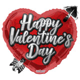 Corazón de San Valentín con forma de flecha