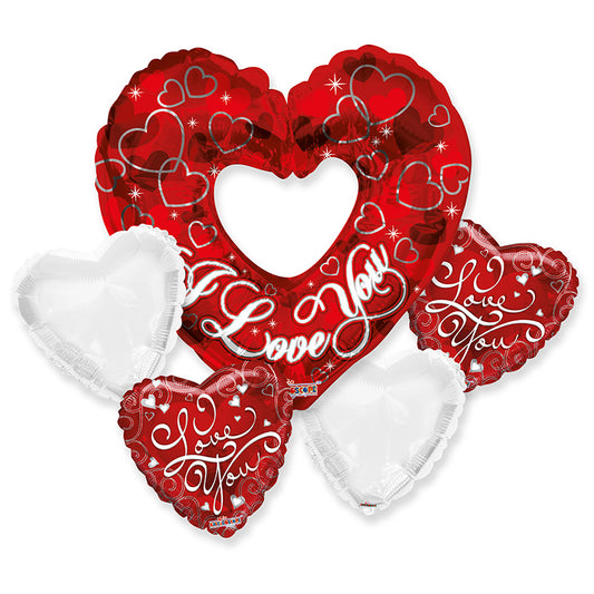 BB Love Swirls Bouquet - Assortment (5 pcs)