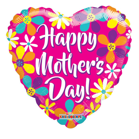 PR Hmd Pink Heart With Flowers Gellibean