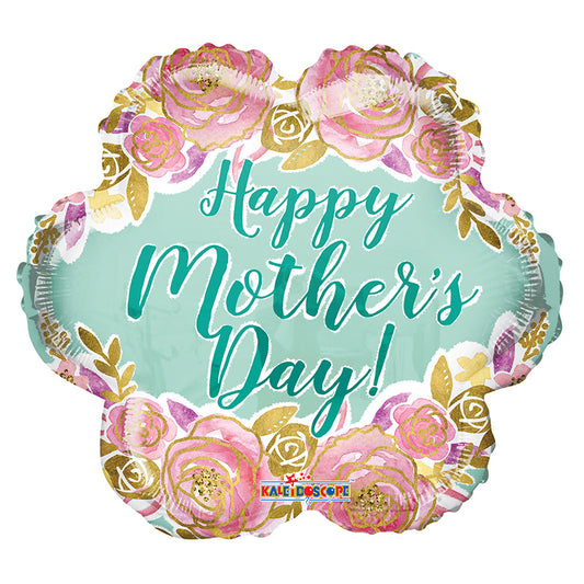 PR Hmd Flowers And Gold Letters