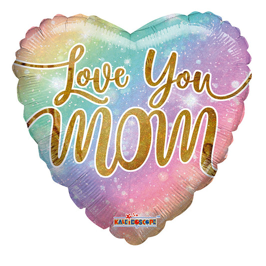 PR Love You Mom Rainbow Holographic