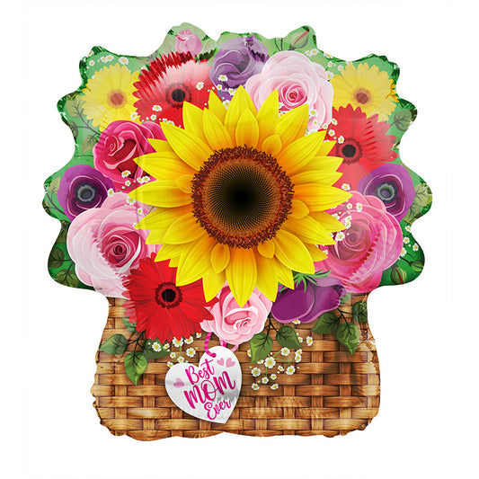 Mejor forma de cesta de flores para mamás