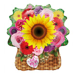 Mejor forma de cesta de flores para mamás