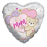 PR Best Mom Ever Bear With Hearts
