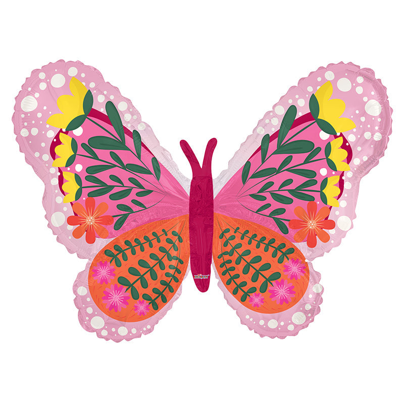 Butterfly With Flowers