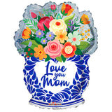Love You Mom Ceramic Flower Vase Ho