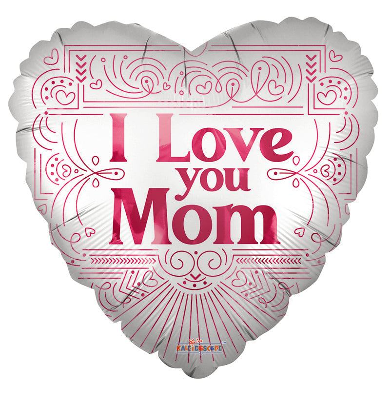 Love You Mom Ornaments Mt
