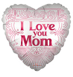 Love You Mom Ornaments Mt