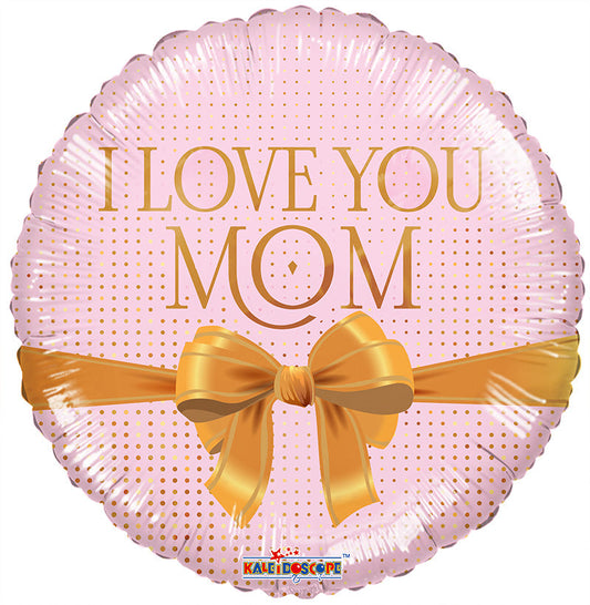 Love You Mom With Bow