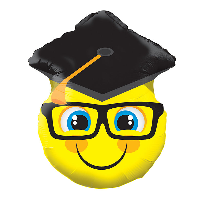 PR Happy Face With Grad Cap Shape – Conver USA