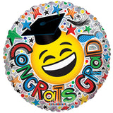 PR Congrats Grad Happy Face Holographic