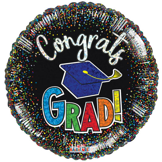 PR Congrats Grad Confetti Holographic