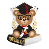 PR You Did It Grad Bear Gold