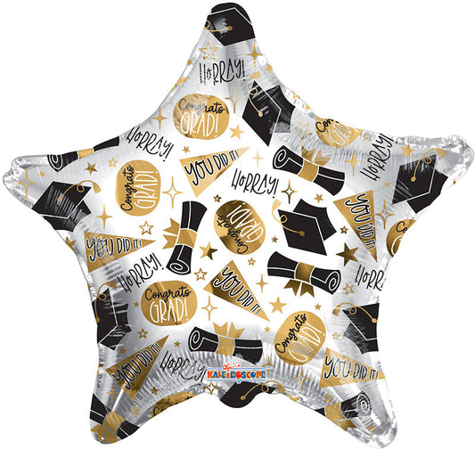 Grad Deco Star White