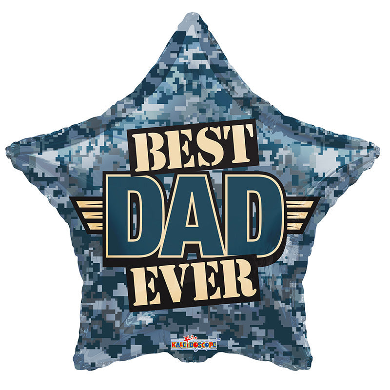 Best Dad Camo Star