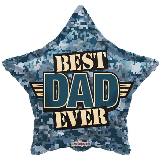 Best Dad Camo Star