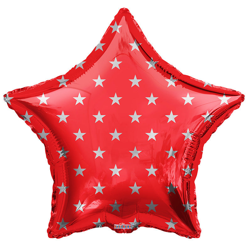 Deco Stars On Red