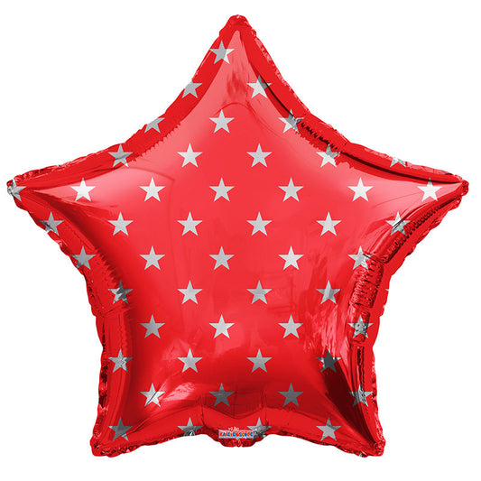 Deco Stars On Red