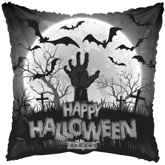 Mano de zombi de Halloween de relaciones públicas